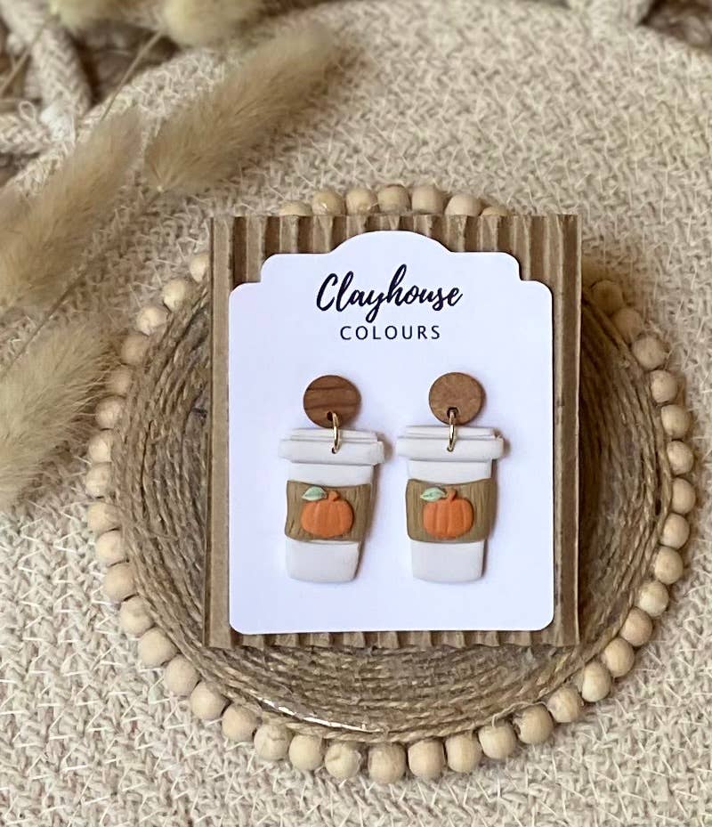 Clayhouse Colours - Wholesale Dangle Earrings - Coffee Lovers0