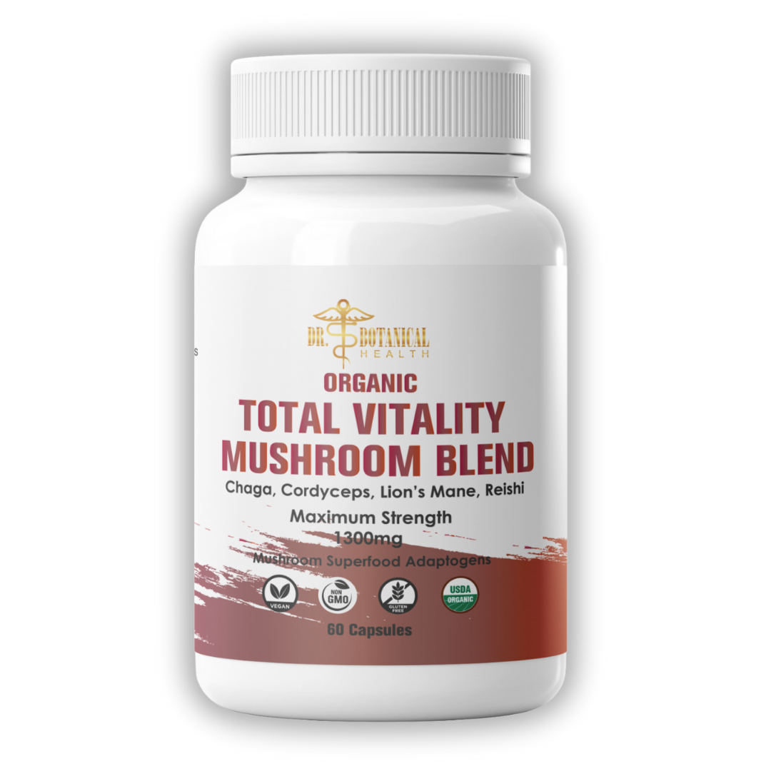 Lone Star Botanicals - Vente Poudres protéinées/superaliments - Gélules de poudre de champignon vitalité totale biologique -- 60 unités0