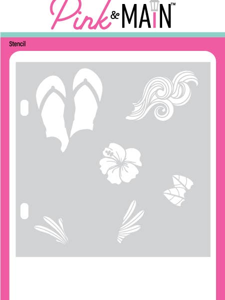 Stay Cool Stencil for wholesale by Pink and Main