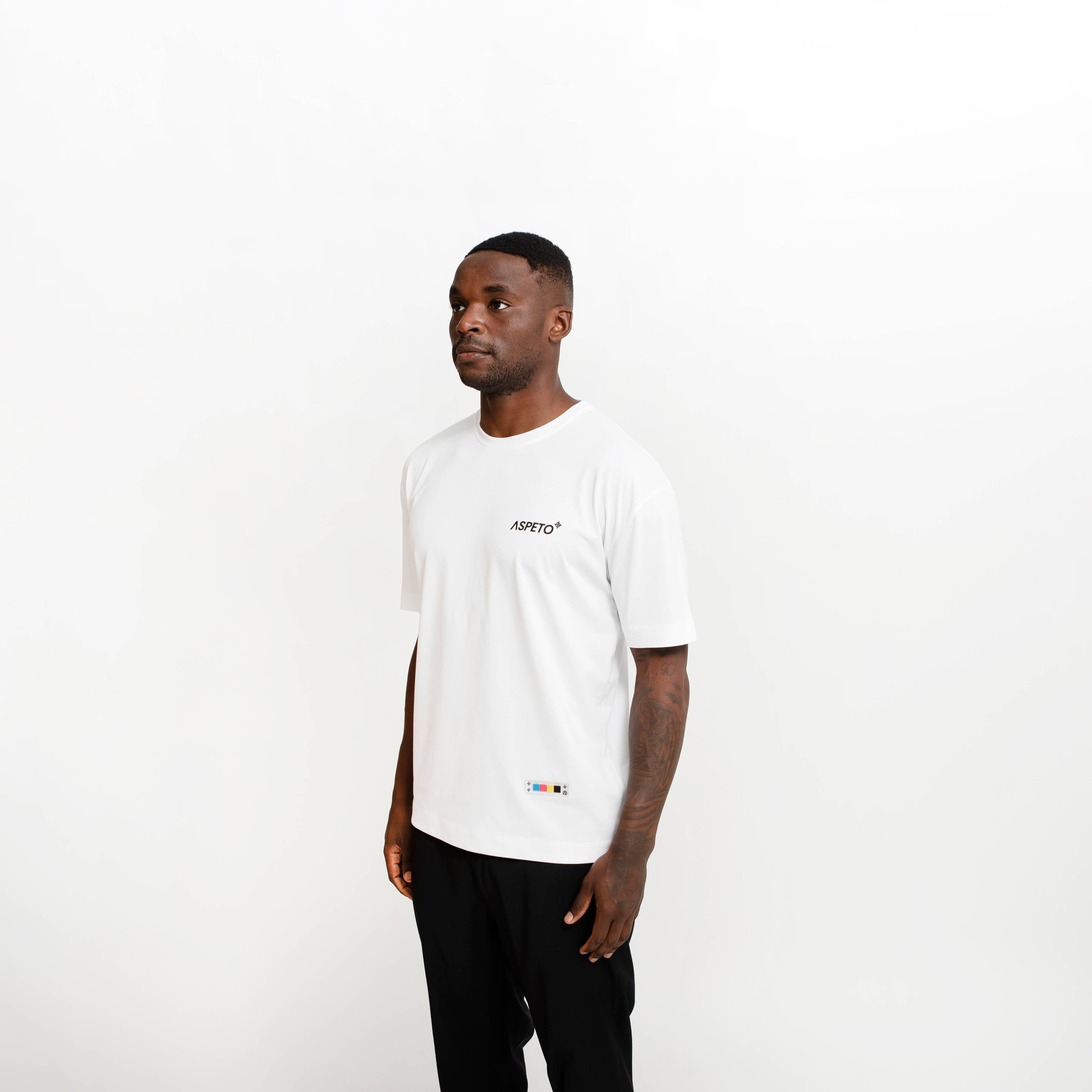 White A+3D SKETCH T-SHIRT for wholesale on Faire1