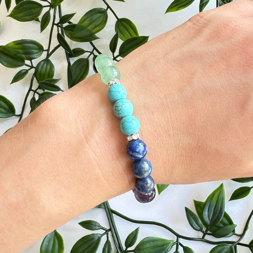 VIE - Venta al por mayor Pulsera de cuentas - Pulsera de cristal de 8 mm108