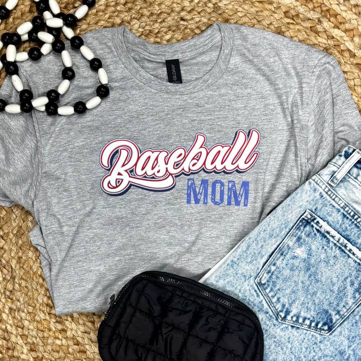 Baseball Mom Tee for wholesale by Knox + Nell