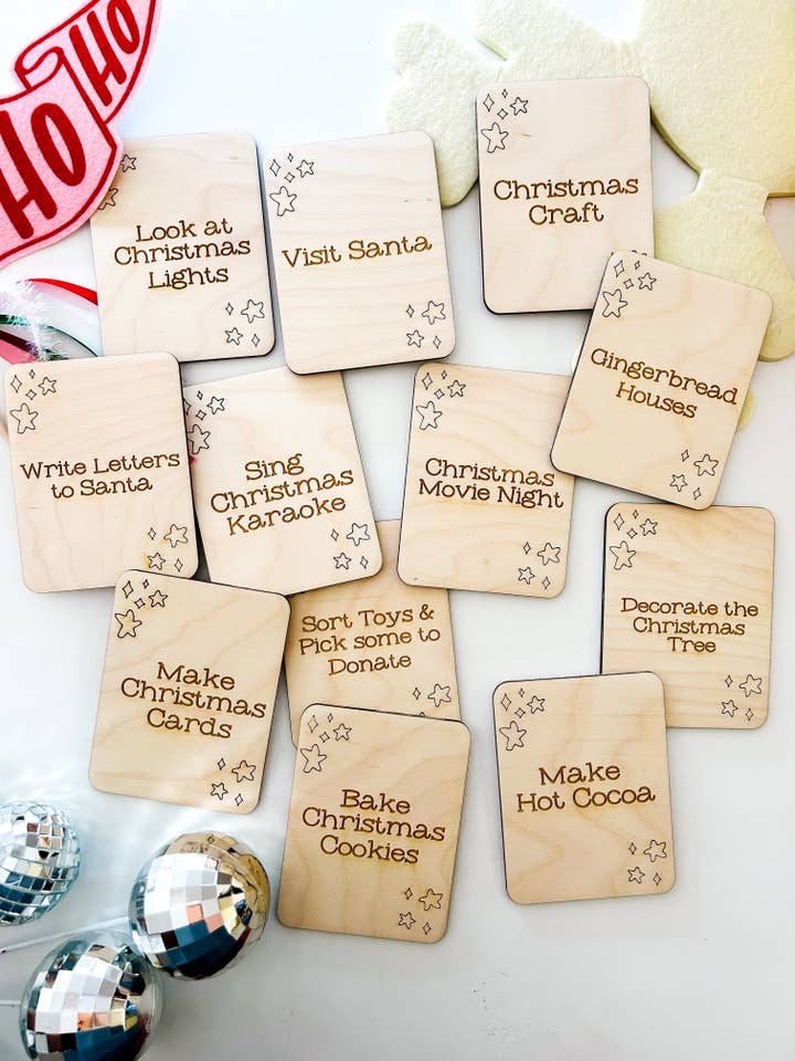 Christmas Advent Inserts for wholesale by Goldie Letter Company