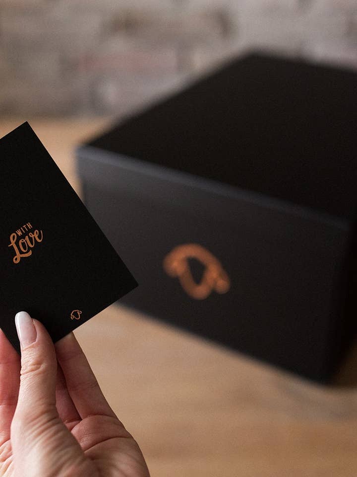 Stor Sheepers Sort Og Kobber Gaveæske for engroshandel hos Sheepers SP .Z O.O.