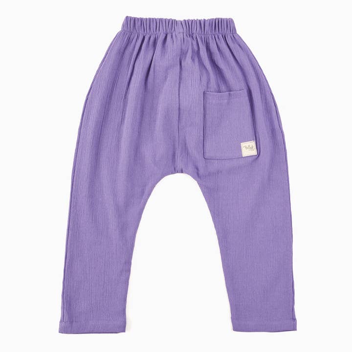 Lally Things - Vente Pantalon – enfant - Pantalon sarouel violet unisexe pour enfants1