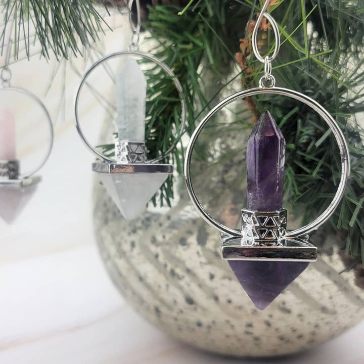 Décorations de Noël géométriques en cristal - Cadeaux d'affirmation pour la vente par WonderLight Jewelry