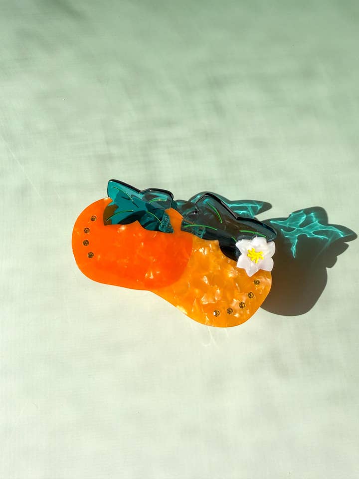 Persimmon Hair Claw Clip for wholesale by Sunnie Creative