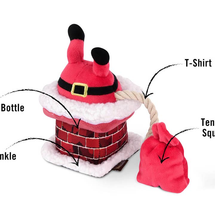 P.L.A.Y. Pet Lifestyle and You - Wholesale Pet Plush Toy - Dog - Merry Woofmas Clumsy Claus1