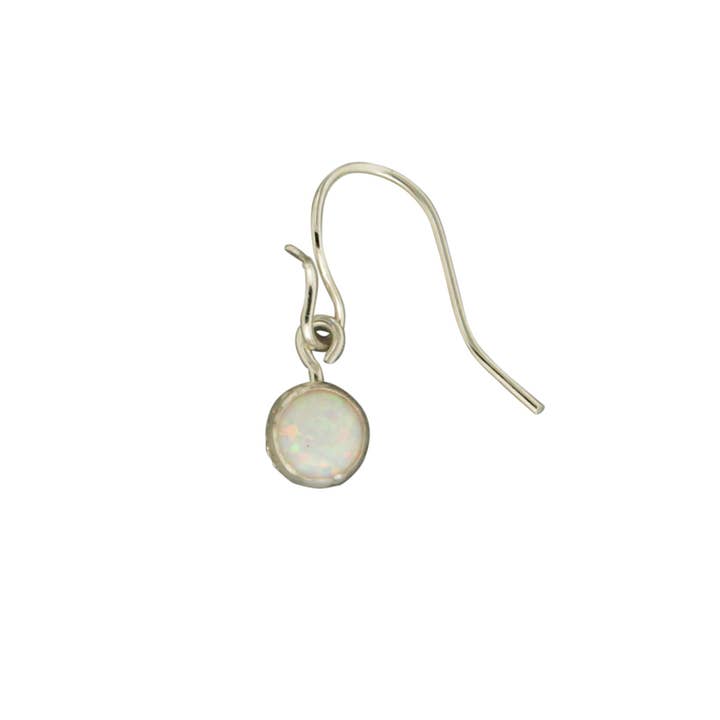 Mark Steel Jewelry - Wholesale Dangle Earrings - Opal Cab On French Wire Earring