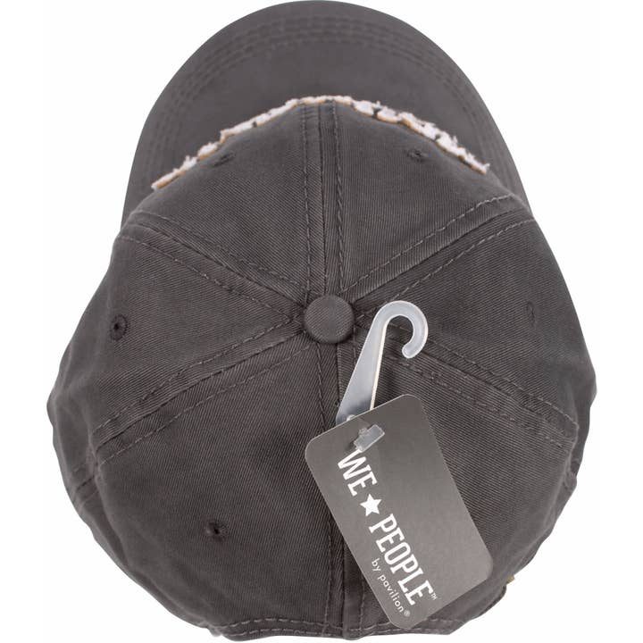 Pavilion - Wholesale Baseball Cap - Unisex - Salty People - Dark Gray Adjustable Hat