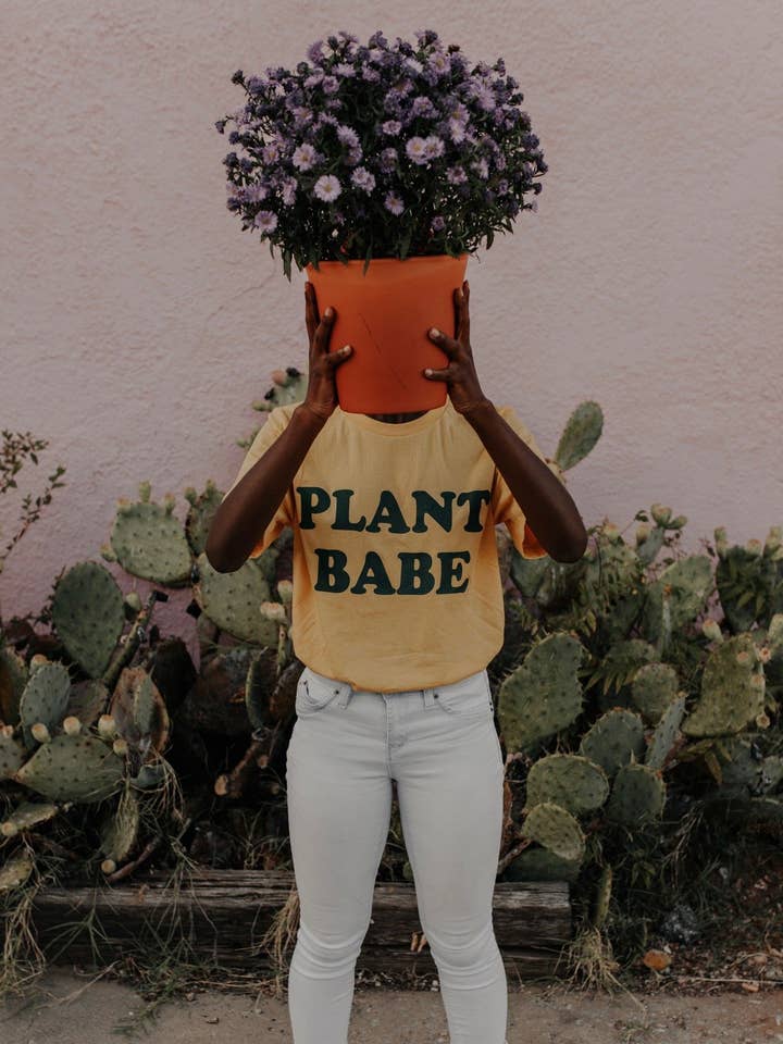 Women's Screen Printed T-Shirt - The Plant Collection for wholesale by PROGRESSIVE BABE CO.