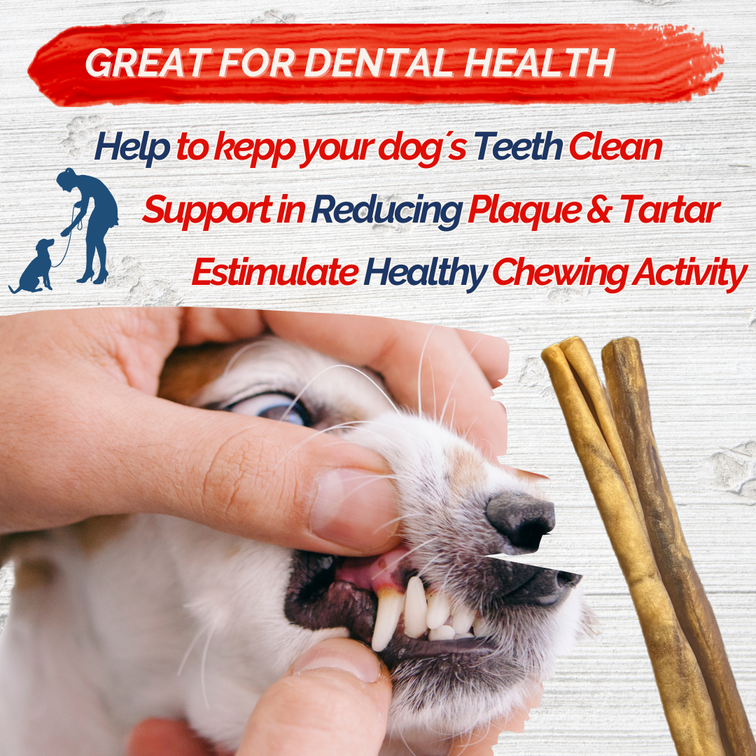 Fresh Farms Pet – Engroshandel Godbid - Hund – 50 stk. 30 cm kollagenstænger til hunde - lugtfri, langtidsholdbare, alternativ til bully sticks med chondroitin og glucosamin, naturlige og sikre, gavnlige for hofte, led, hud og pels3