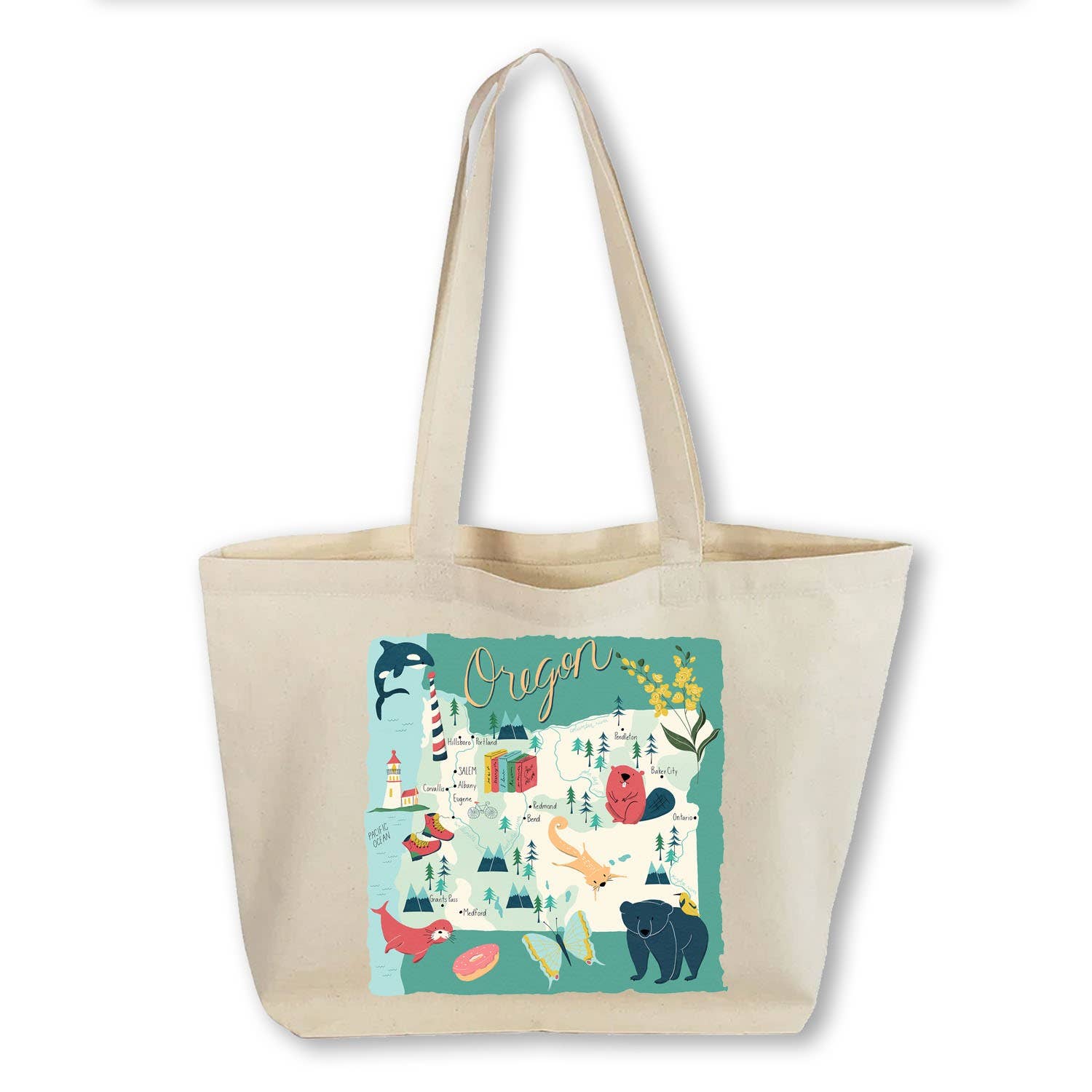 Works of Heart - Wholesale Tote Bag - Unisex - Home State Home: Canvas Totebag35