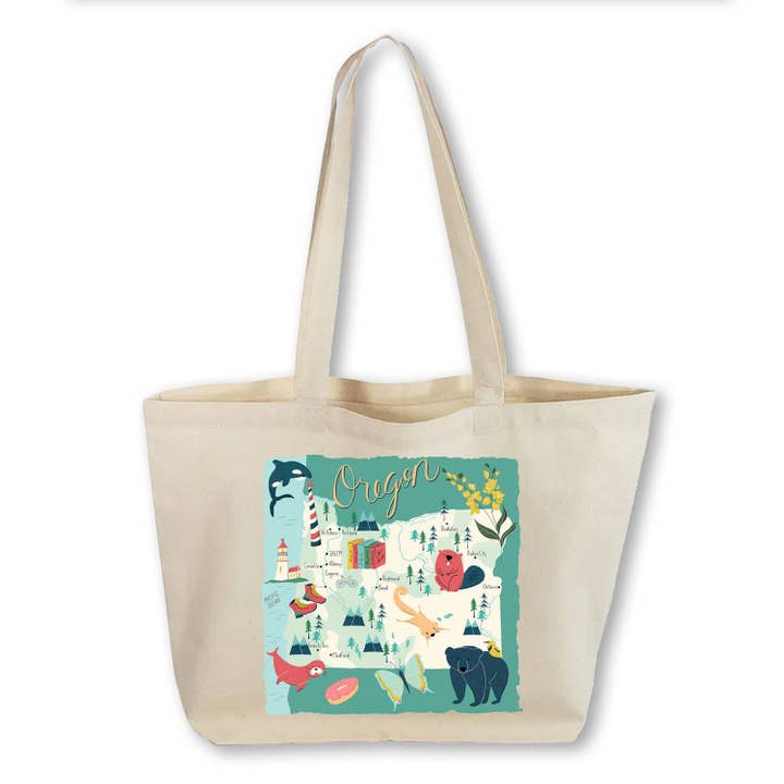 Works of Heart - Wholesale Tote Bag - Unisex - Home State Home: Canvas Totebag35