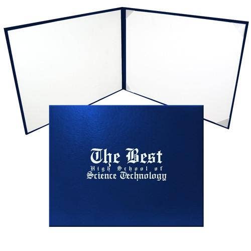 Königsblaues Diplom-Fall für den Großhandel von Cap and Gown Direct