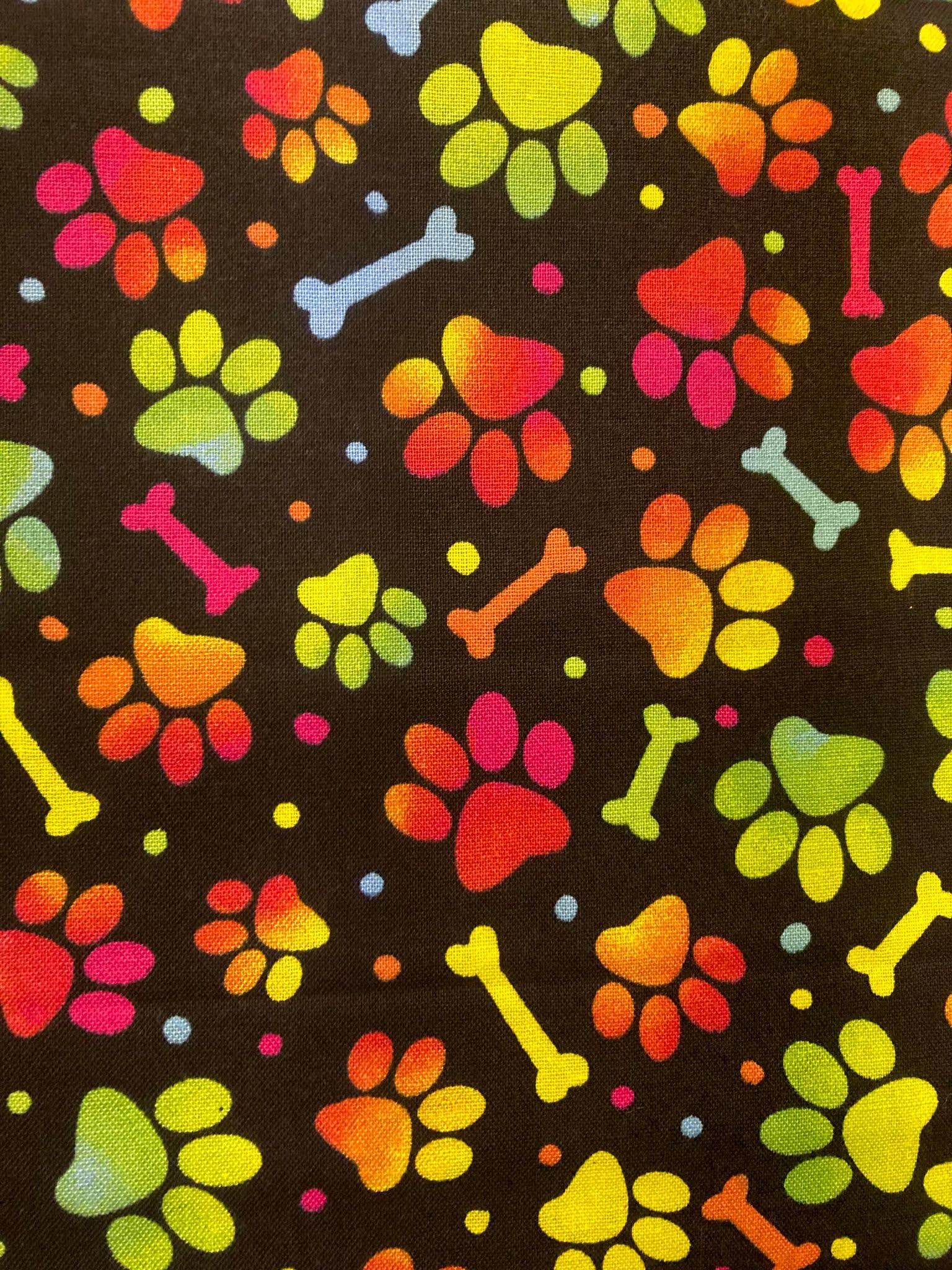 Jo's Pet Treats & Bandanas by Abab Enterprises, LLC - Wholesale Pet Bandana - Dog - Paw Print Tie-On Dog Bandana Retail-Ready17