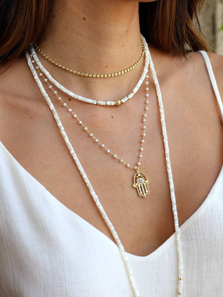 Collana girocollo a catena Fantasy per la vendita all'ingrosso da parte di Nayla Jewelry