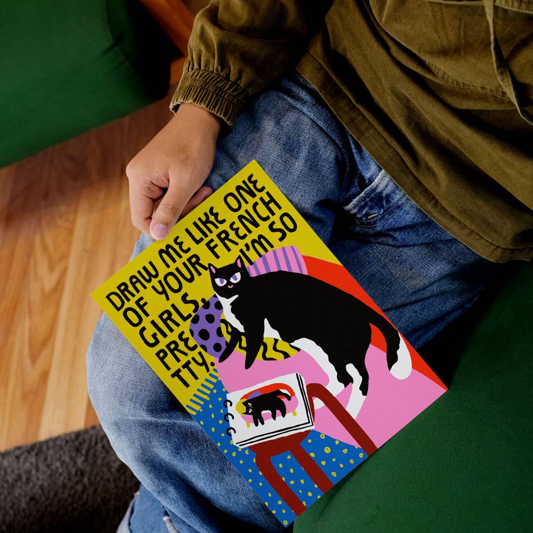 Redy. - Wholesale Poster - French Girl Poster - Cat Collection (30x40cm & 50x70cm)1