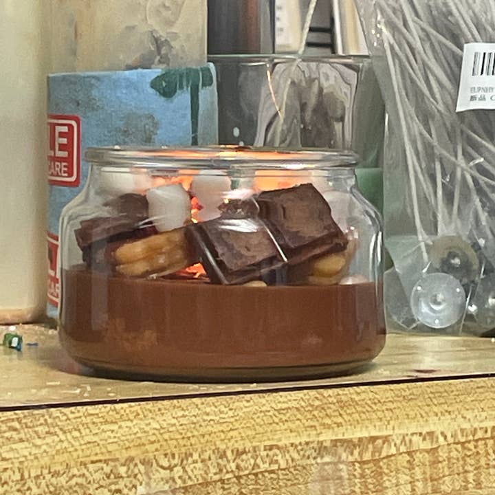 Smores Dessert Candle and other Purchase Wholesale sm089. Free Returns & Net 60 Terms on Faire trending on Faire.