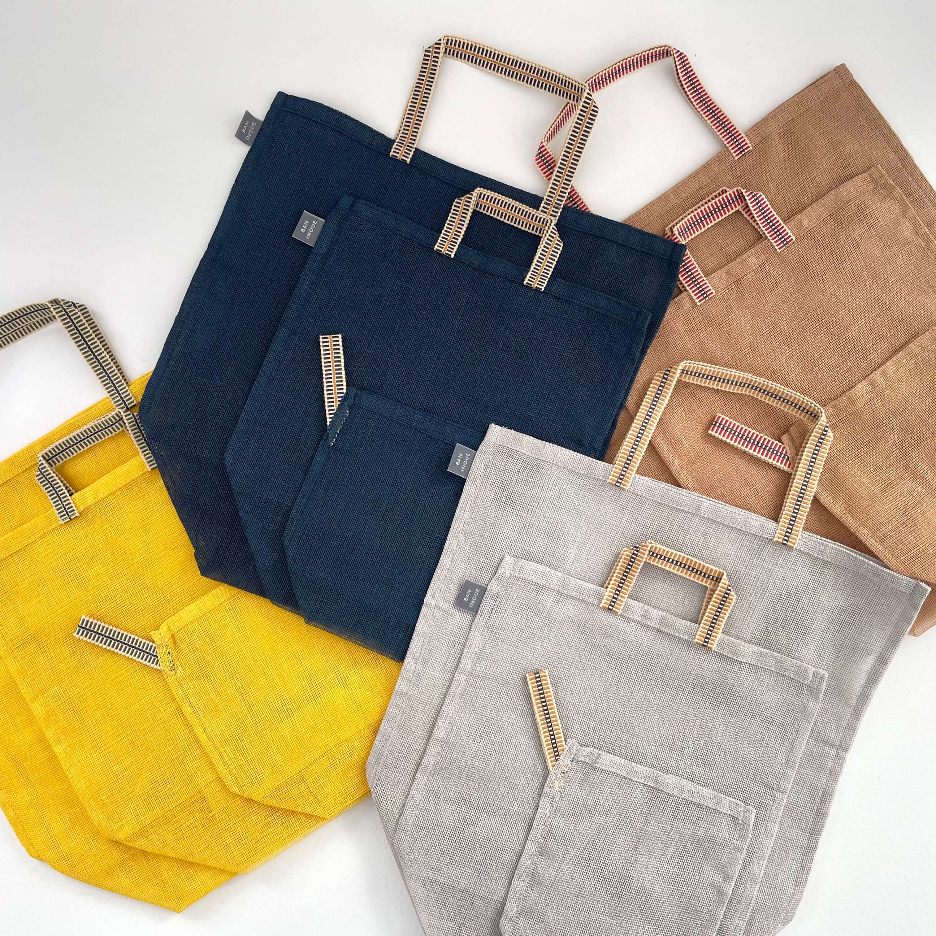 fort & field - Wholesale Grocery/Shopping Bag - 100% cotton gauze net eco produce bags with handle - large2