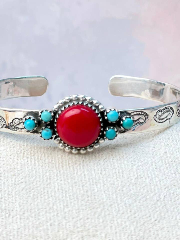 Rosarita Ronde Bar Turquoise Armband voor wholesale door Krush Kandy