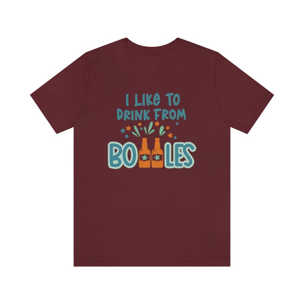 LimenDime Market - Vendita all'ingrosso Maglietta serigrafata - Uomo - Maglietta a maniche corte in jersey con scritta «I Like To38