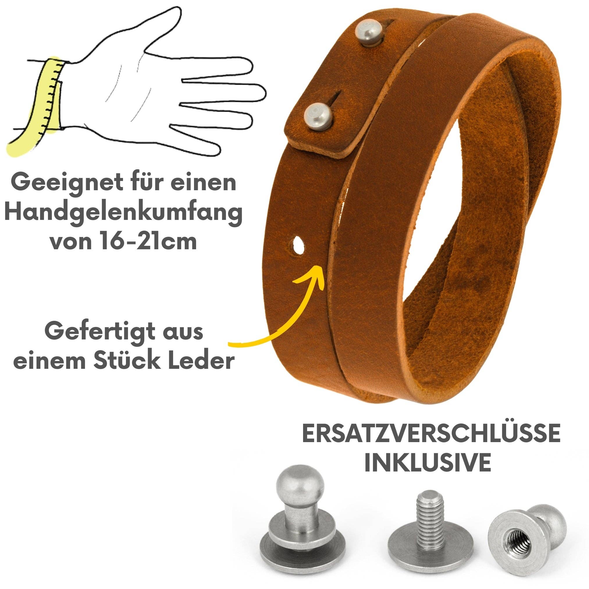 Simaru - Venta al por mayor Brazalete - Pulsera de cuero con tachuelas19