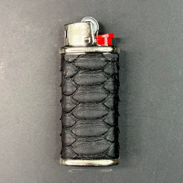 Mini Python Lighter Etuier — Ægte Eksotisk Luksus, Lommeformat (Kopi) for engroshandel hos Haus of Topper