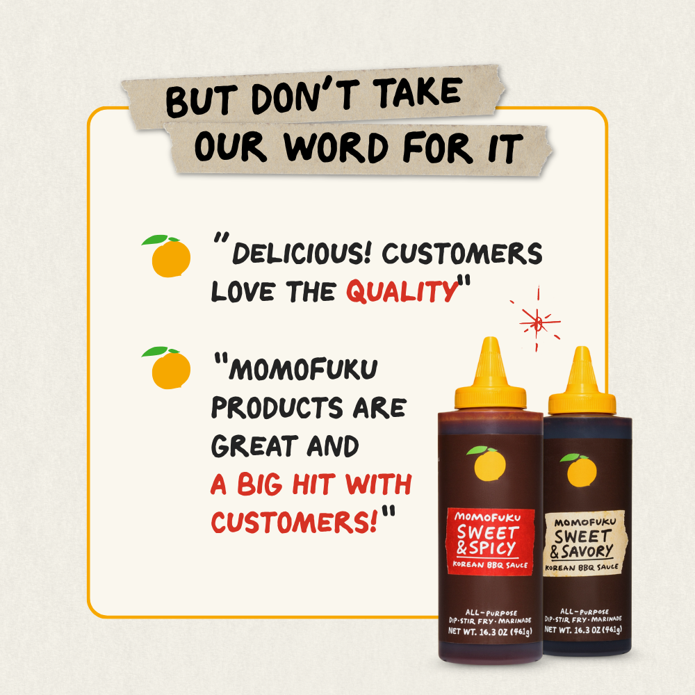 Momofuku - Wholesale BBQ Sauce - Sweet & Spicy Korean BBQ Sauce | Marinade | Condiment | Gift2