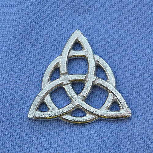 William Sturt Fine Pewter - Wholesale Brooch - Trinity Pewter Brooch Hand Cast by William Sturt1