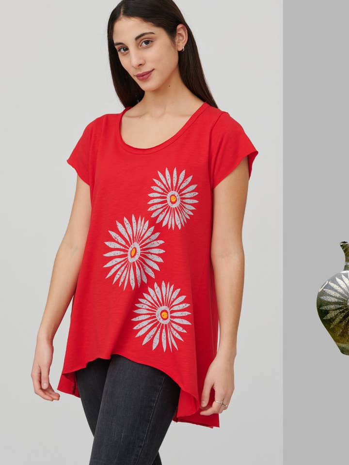 TUNIEKROZETTEN ROOD voor wholesale door inspira