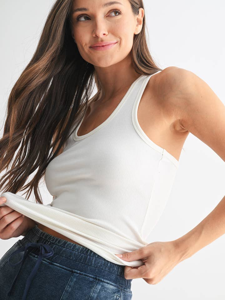 Mono B - Wholesale Tank Top - Women's - Slim Fit Scoop Neck Tank Top15