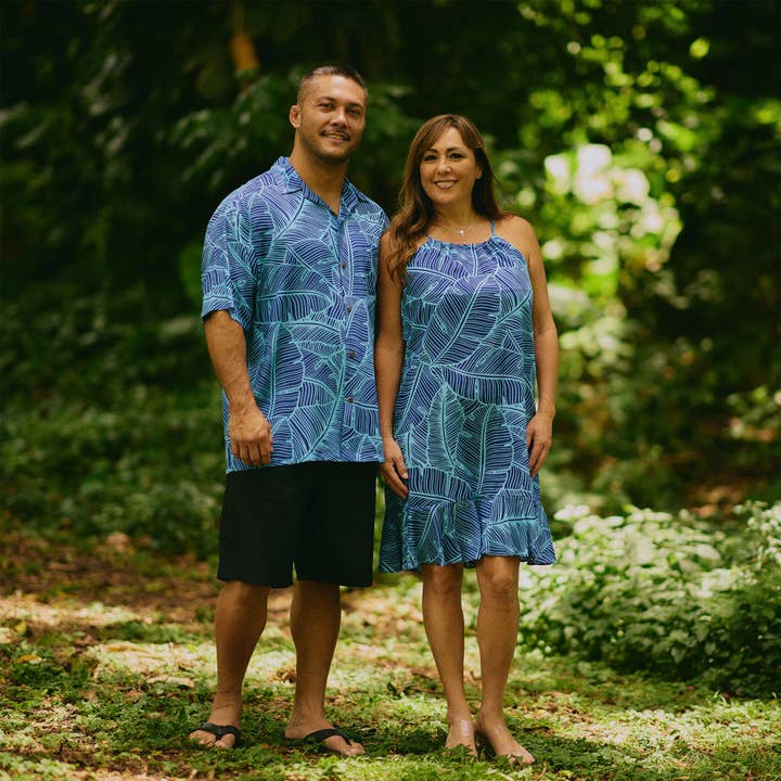 Hilo Hattie - Wholesale Dress - Women's - Banana Leaf Knee Length Dress4