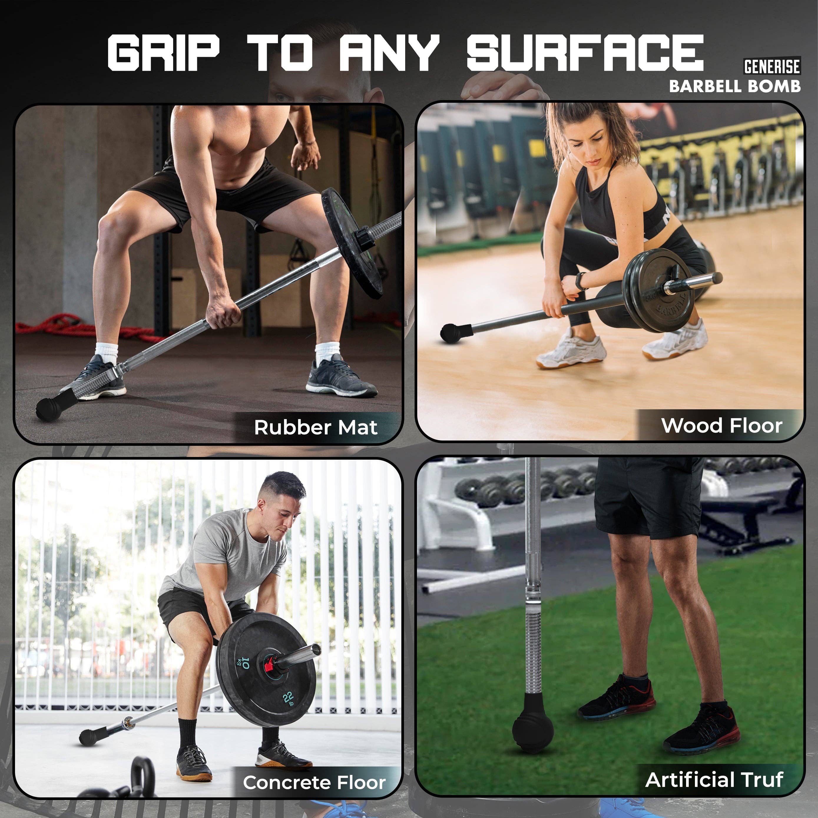 My Wholesale Warehouse - Vente Équipement de fitness - Balle antimines portable Generise « Barbell Bomb »3