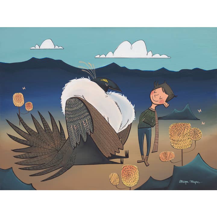 Fine Art Impression Tétras des armoises (Design 42) pour la vente par Megan Marie Myers Art