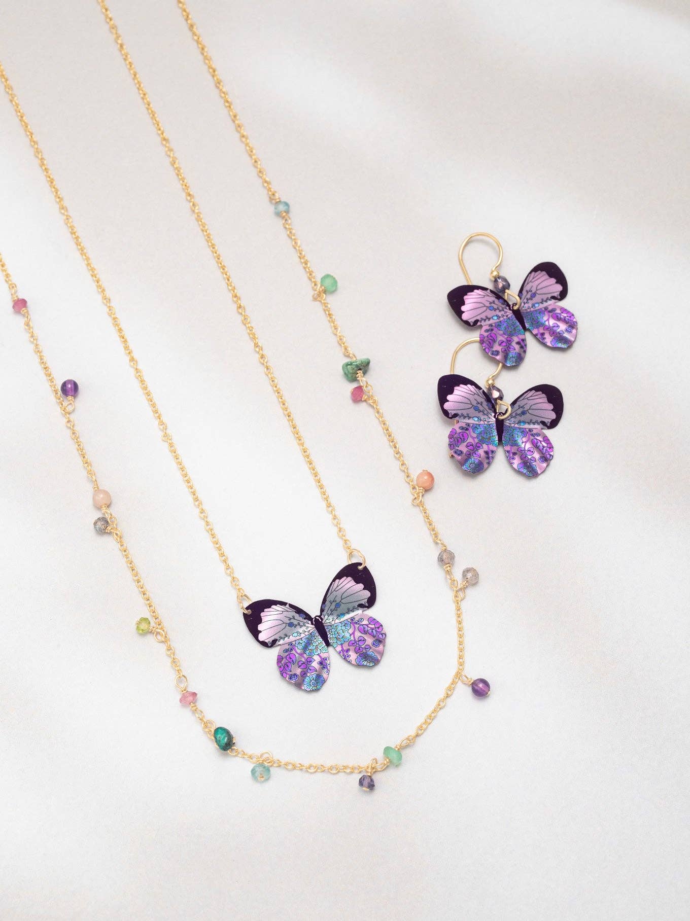 Holly Yashi - Wholesale Pendant/Charm Necklace - Blooming Butterfly Necklace3