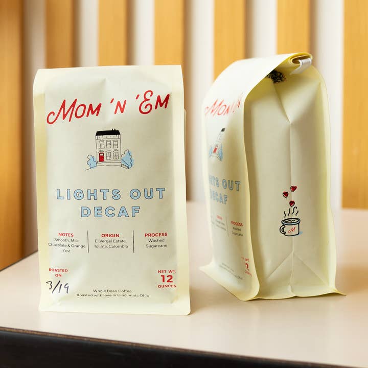 Mom ‘n ‘em Coffee - Wholesale Coffee Beans - Lights Out Decaf0