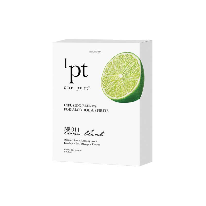 One Part Co. – Engroshandel Cocktailmix/sirup – 1pt Infusionspakke - #11 Lime1