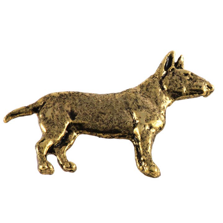 Creative Pewter Designs - Wholesale Lapel Pin/Button - Bull Terrier Dog Pewter Lapel Pin or Magnet4