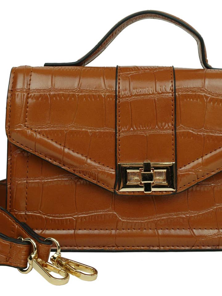 Sac à main façon croco 36390# pour la vente par Anais