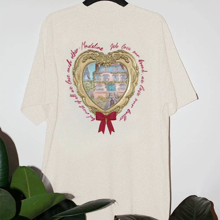 Madeline Tee for wholesale by Letters and Lucy