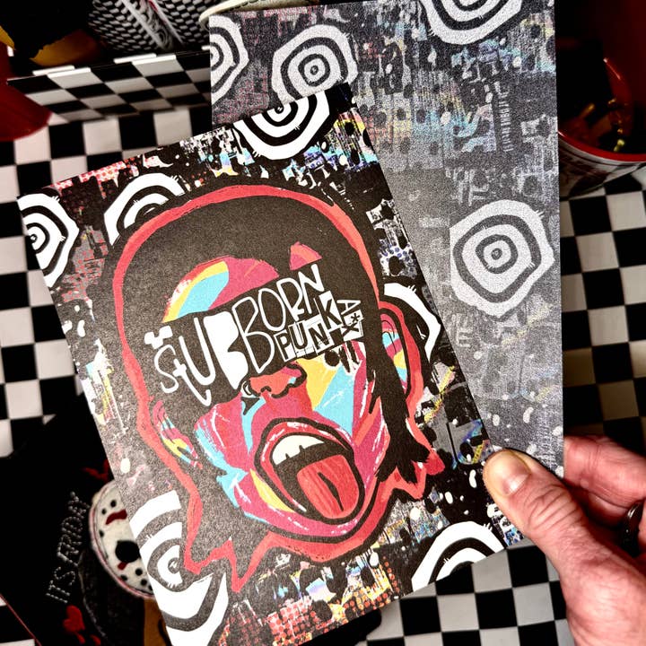 5x7" stubborn punka** cardstock art print for wholesale by Theoretikal Design Company