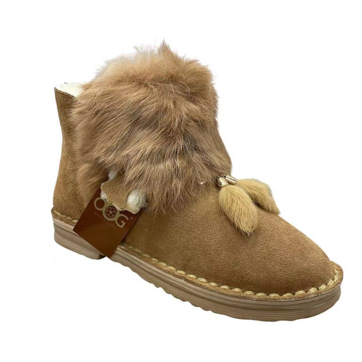 OB5926 Camel OOG Botas de Cuero para Mujer para venta al por mayor de OOG