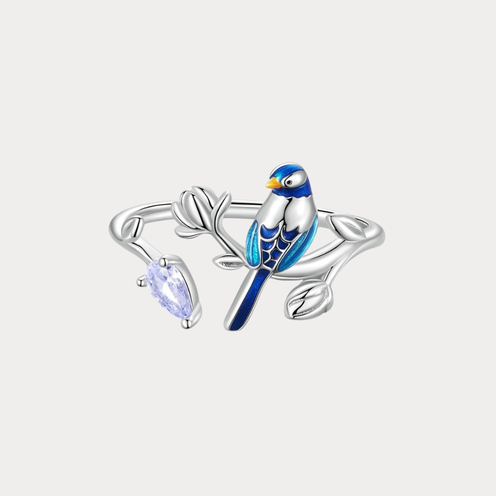 Verdivine – wholesale Cocktail/statement ring – Blue Bird Ring0