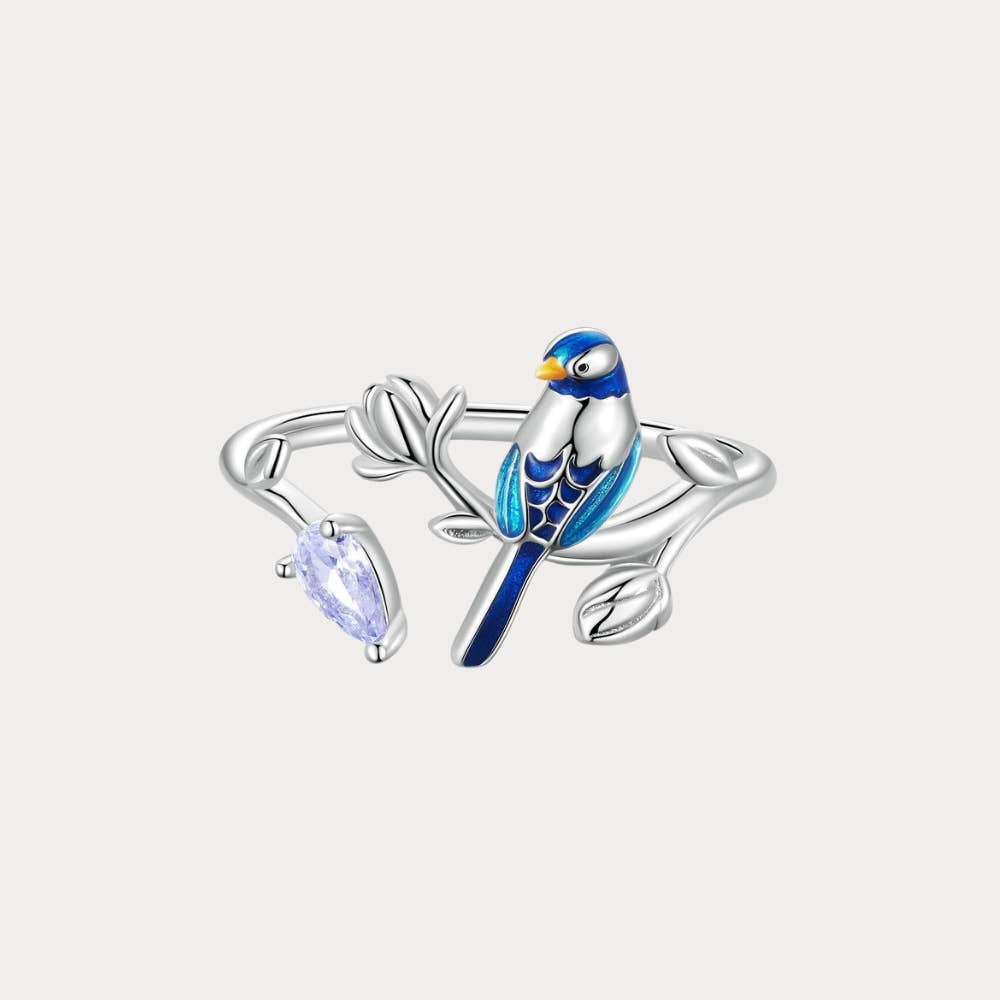 Verdivine – wholesale Cocktail/statement ring – Blue Bird Ring
