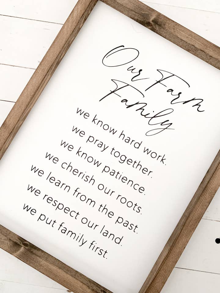 Our Farm Family for wholesale by Ashwood Designs