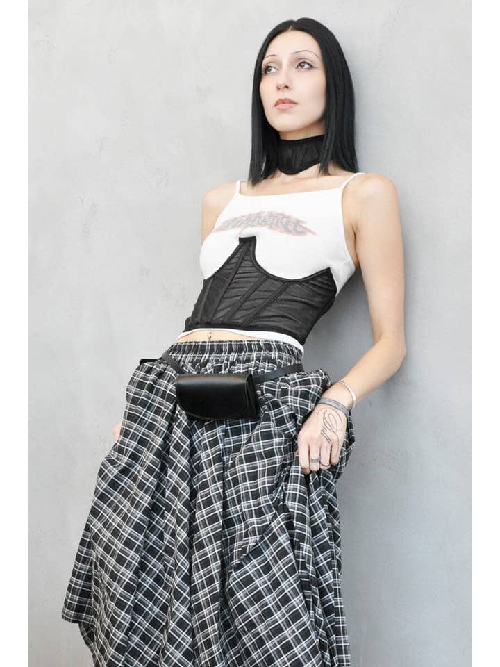 BLACK SHIPS NOVEMBER Clarissa Mesh Bustier for wholesale on Faire6