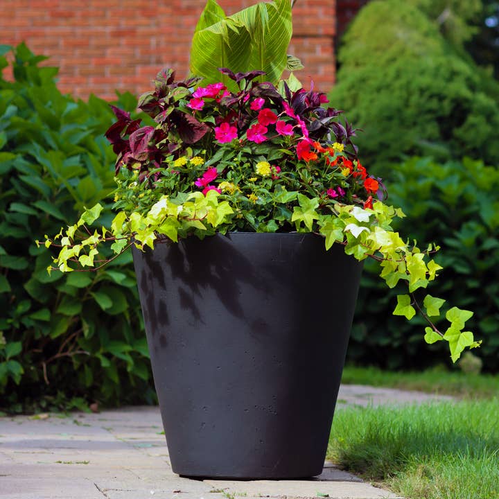 20" Crete Self-Watering Planter for wholesale by Algreen