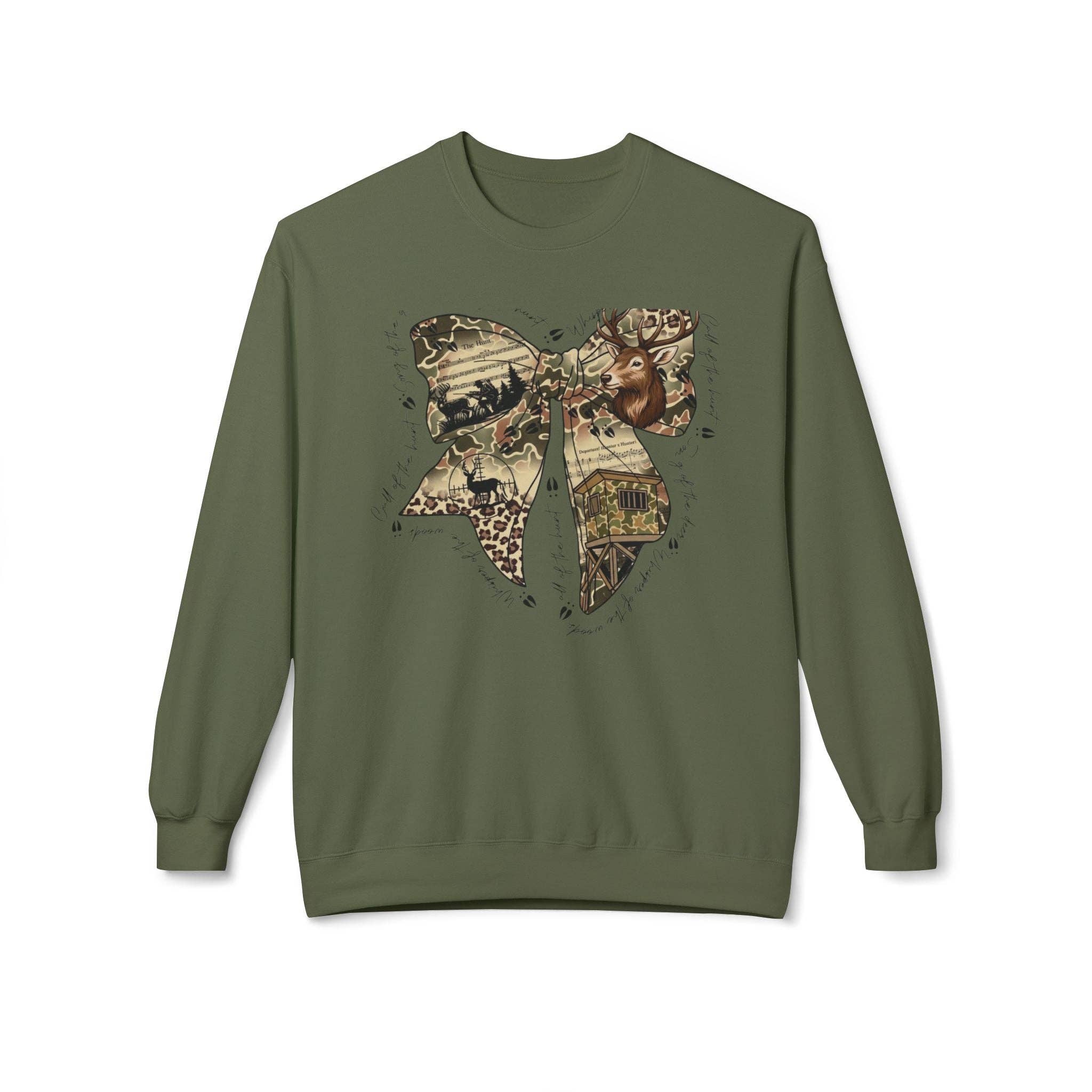 Grassy Creek Designs - Wholesale Graphic Sweatshirt - Women's - Backwoods Bow Fleece Womens Sweatshirt3