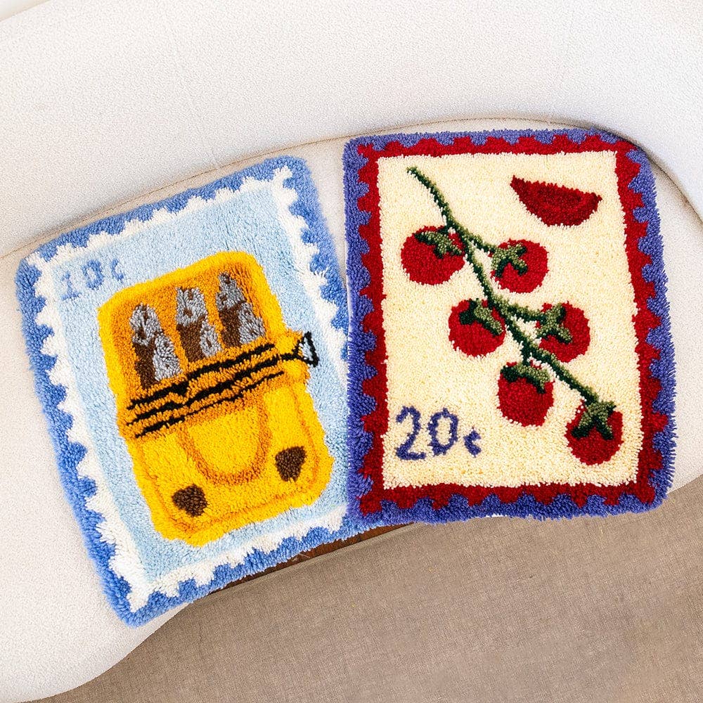 Craft Club - Wholesale DIY Craft Kit - Sardine Stamps - XL Latch Hook Rug Kit12